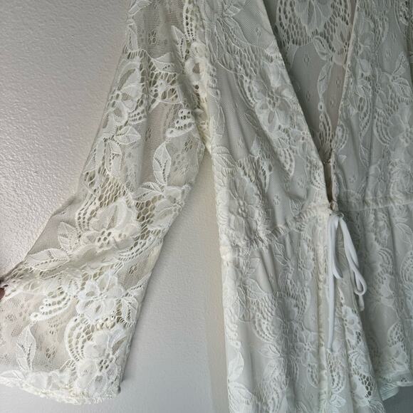 Show Me Your MuMu Roxy Romper Lace Romper Women Size XS - Picture 5 of 14